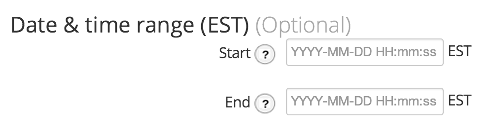 Custom Date & Time Hashtag Tracking