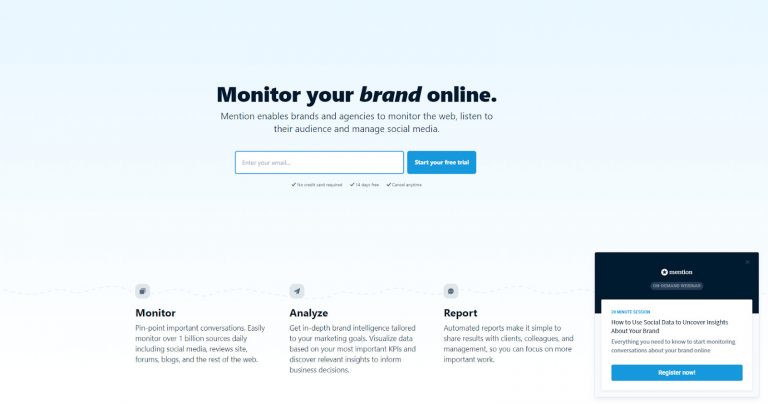 Keyhole - Top 25 Social Media Monitoring Tools - Mention